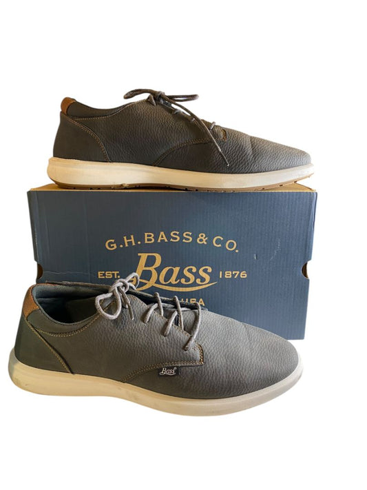 Size 13M Bass Relax Lace Up Mens Shoes 713623-K361 Charcoal Tan