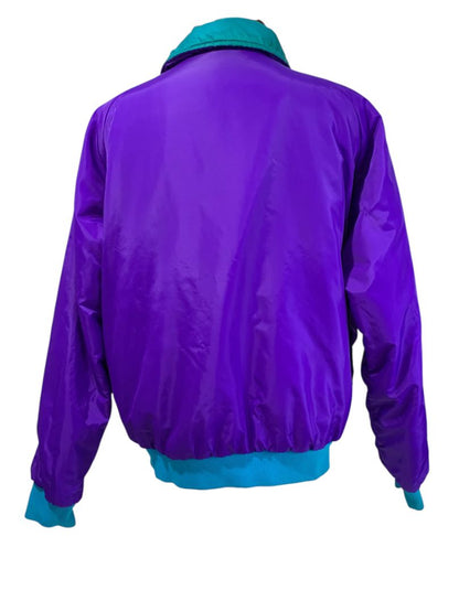 Size XL Columbia 1990s Reversible Mens Ski Jacket Teal Purple