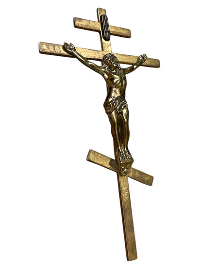Vintage Gallo NYC Orthodox Crucifix Mid 20th Century