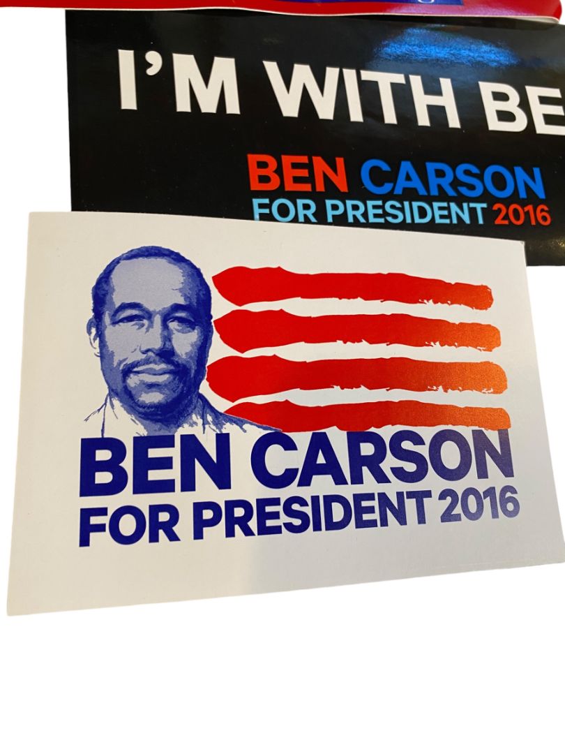 2016 Ben Carson for President Bumper Stickers Postcards Lot of 5