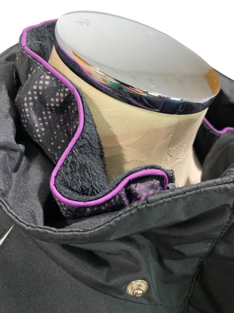 Size 2X Zero Xposur Womens Black Purple Coat Shell and Zip In Lining