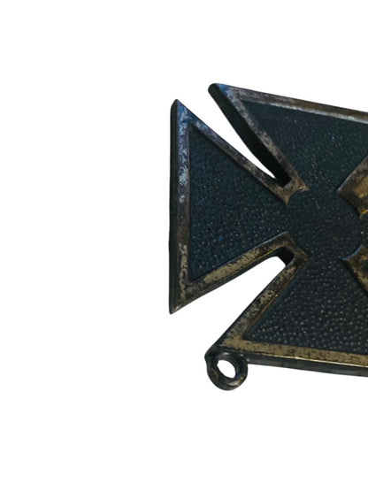 Vintage US Army Marksman Qualification Badge Pin 1" Black Oxidized