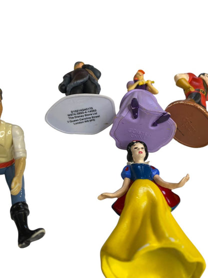 Lot of 6 Assorted Disney Princess and Prince Figurines 3-4"