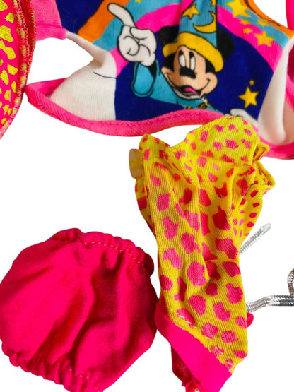 1980s Fashion Doll Clothes Lot Fits Barbie 11.5 Inch Dolls Neon Disney