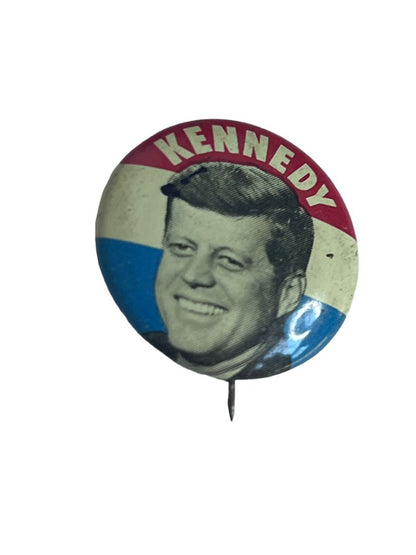 Small Vintage 1960's JFK John F. Kennedy Campaign Political Pin Pinback