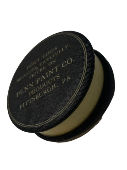 Penn Paint Co. Pittsburgh PA "Don't Guess Measure . . ." Measuring Tape 1.5" Diameter