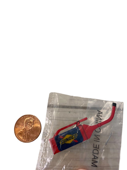 Sunoco Lapel Pin New Race Car Fuel 2" Can Red Promtional