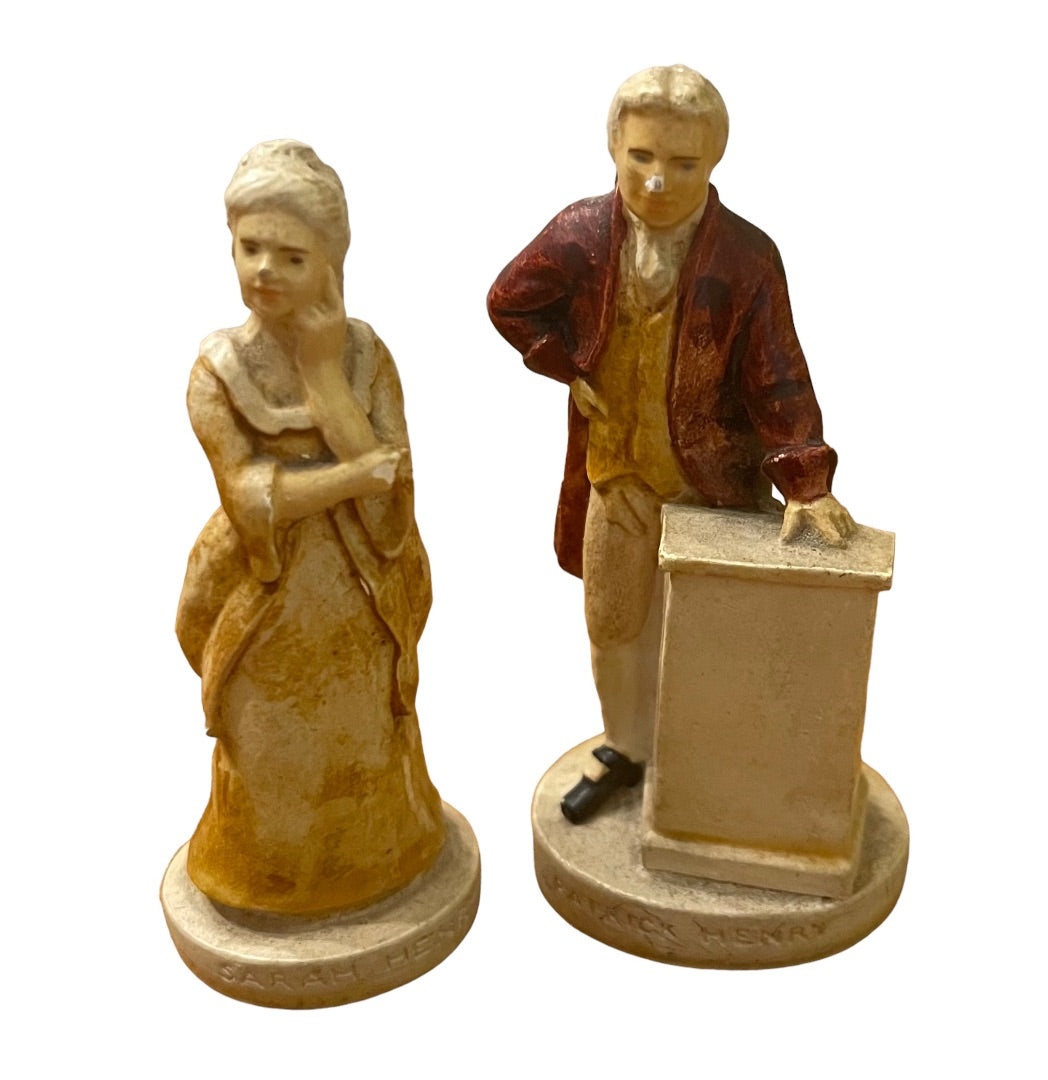 Patrick and Sarah Henry Sebastian Miniature Figurines Prescott W Baston 2.75"