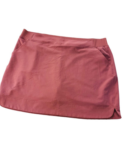 XXL 32 Degree Cool Womens Skort Tennis Golf Mauve Stretch Pull On