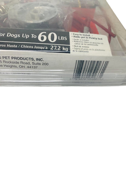 Boss Pet 25166 Pickup Truck Dog Tie Out, For Dogs up to 60 Lbs