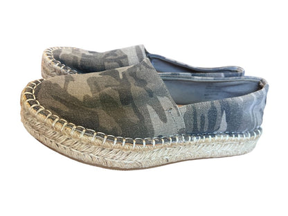 8.5 Splendid Laney Sage Camo Platform Espadrille Normcore Gorpcore Shoes