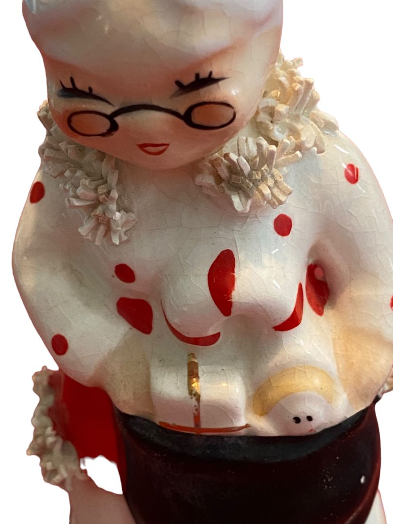 Napco Mrs. Claus Ceramic Pepper Shaker