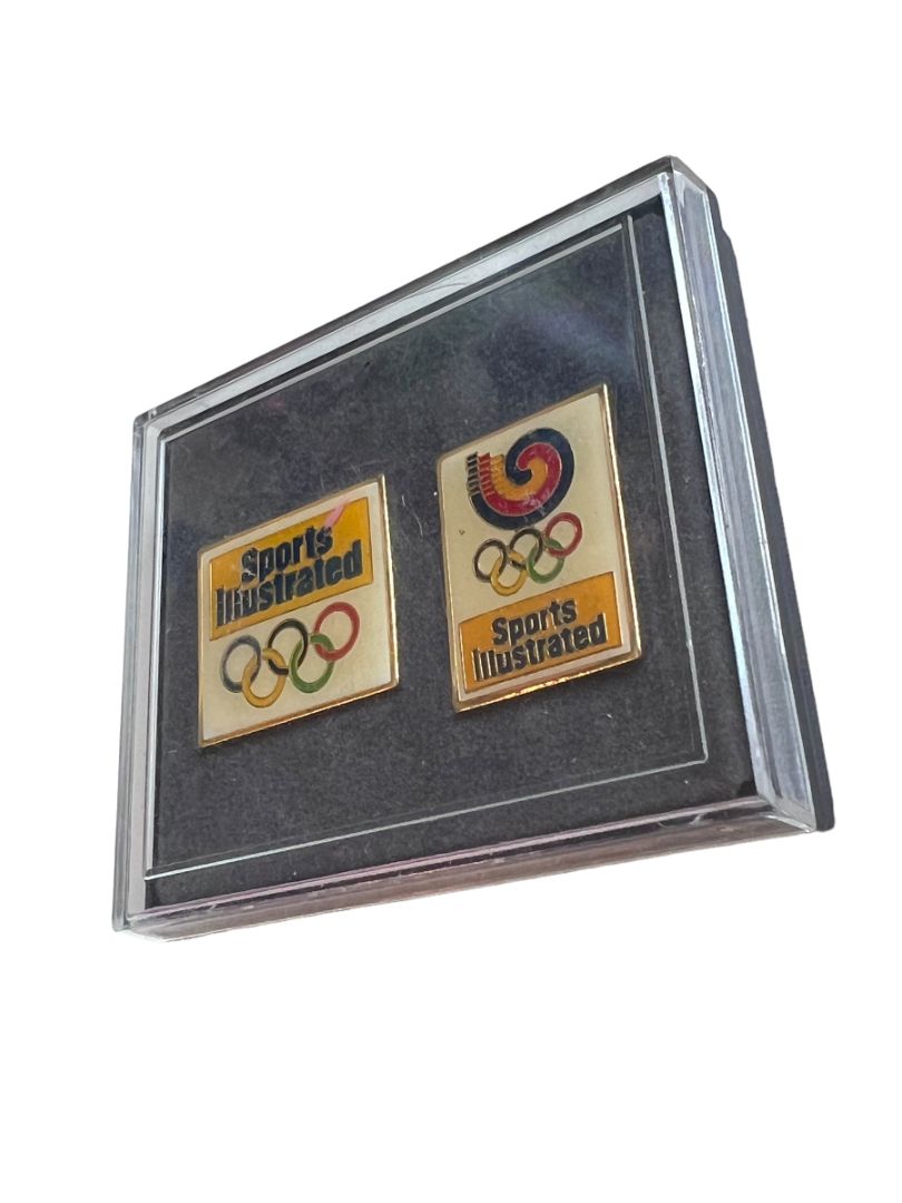 2x New Enamel Sports Illustrated Olympic Pin Set