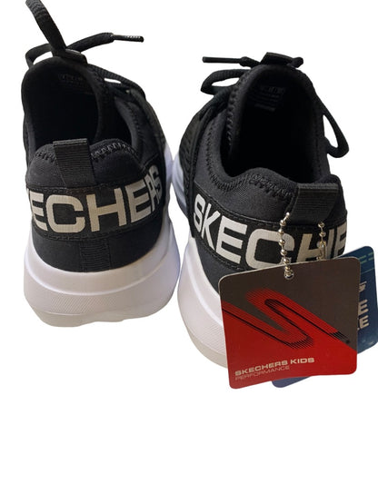 Size 4 Skechers Boys New Go Run Sneaker Black 97874L Machine Washable