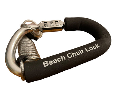 Redbyrd Innovations Beach Chair Lock with 2 Zipper Locks New