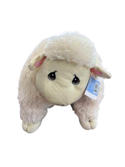 NEW Precious Moments Stuffed Lamb Pillow and Pet Hook and Loop NWT