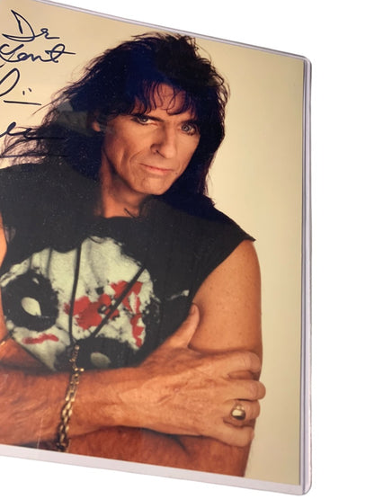 Signed Alice Cooper 8x10 Photo Personalized Autograph