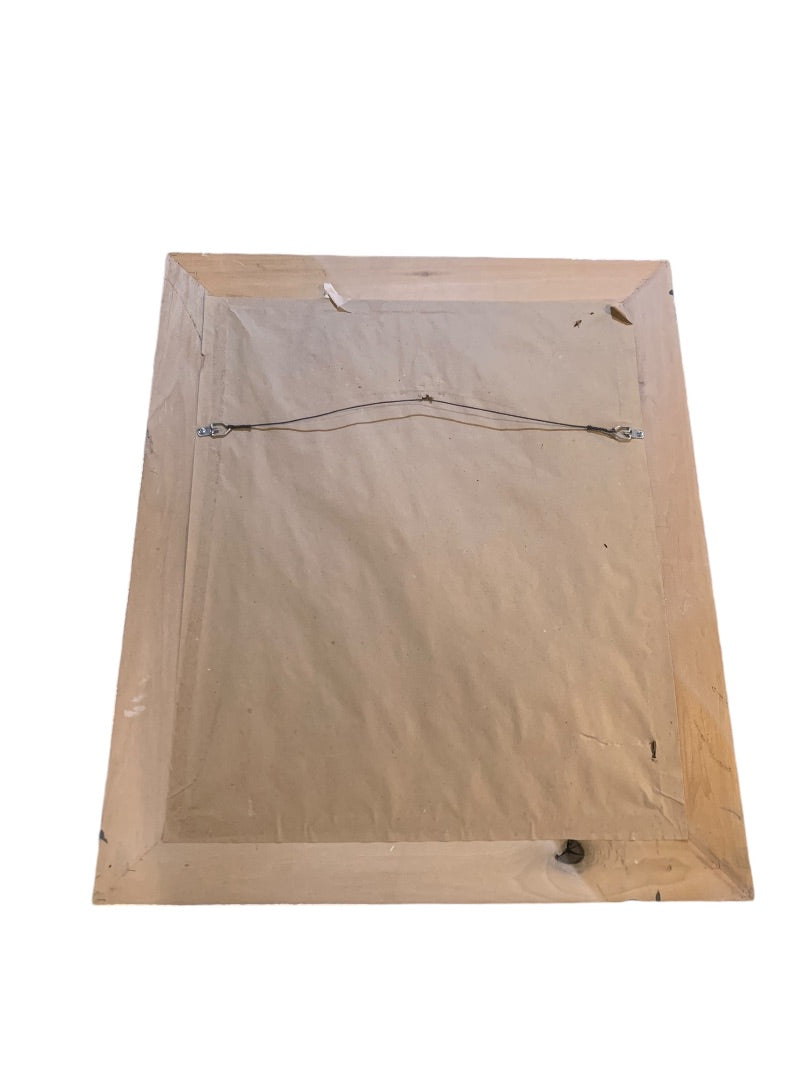 Ready to Hang Fabric Pin Board White Shabby Chic Bulletin Board Wooden Frame 21.7"w x 26"h