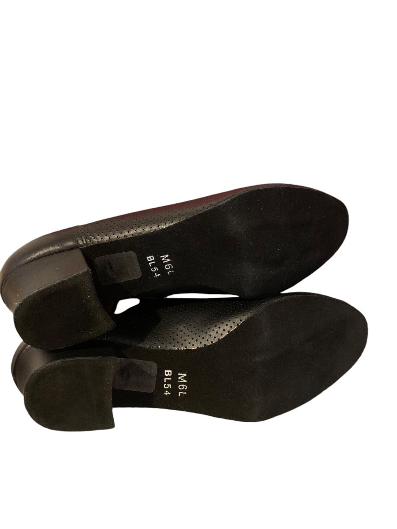Size 6L So Danca Black Ballroom Dance Practice Lace Up Black Shoes