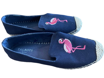 Size 9M Talbots Flamingo Espadrille Womens Flat Slip On Shoes