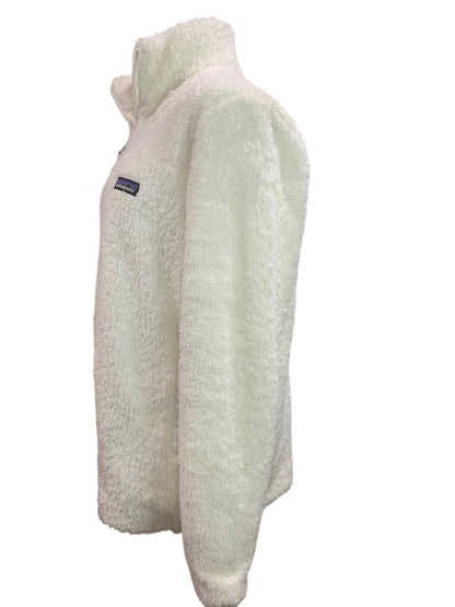 Large Patagonia Los Gatos Womens Fleece Jacket Full Zip Birch White