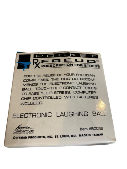 1990s Pocket Freud RX Electronic Laughing Ball Working for Stress Hyman