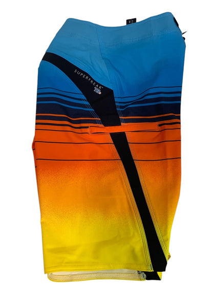 Size 30 O'Neill Mens New Superfreak Striped Board Shorts Striped