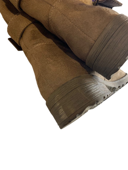 Size 8M Santell Womens Winter Boots Dark Taupe Fleece Lined