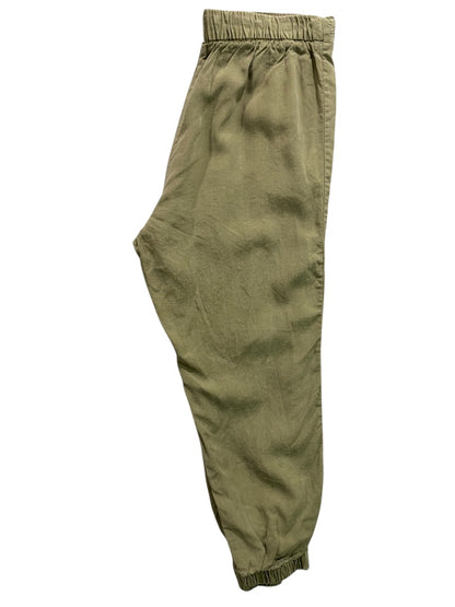 Small Dex Womens Army Green Lightweight Jogger Style Pants