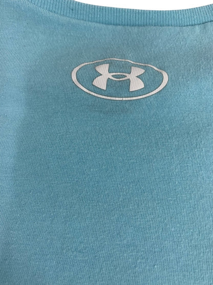 Medium Youth Under Armour Girls "Gymnast" Blue Tshirt Loose Fit