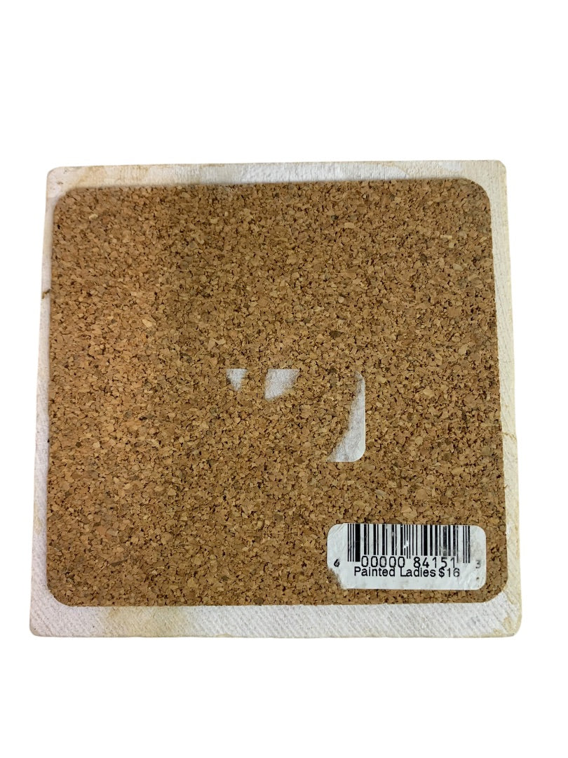 San Francisco Tile Cork Backed Souvenir Drink Coaster 4 Inch