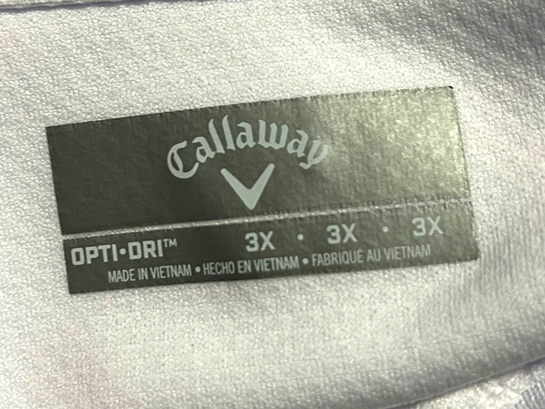 3X Callaway Opti-Dri Swing Tech Womens New Golf Shirt Pale Lavender