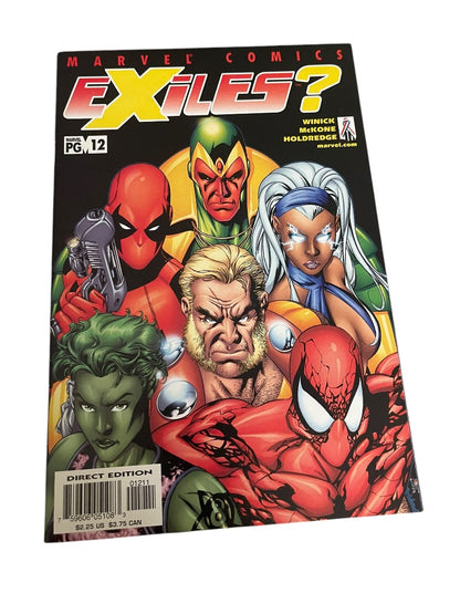 Marvel Comics Exiles #12-14 Winick McKone Holdredge
