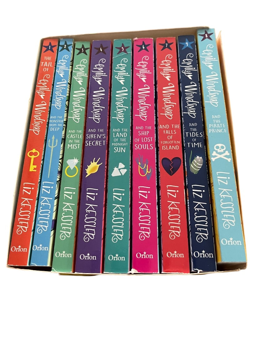 Set of 9 The Tail of Emily Windsnap The Complete Collection Paperback Books Liz Kessler