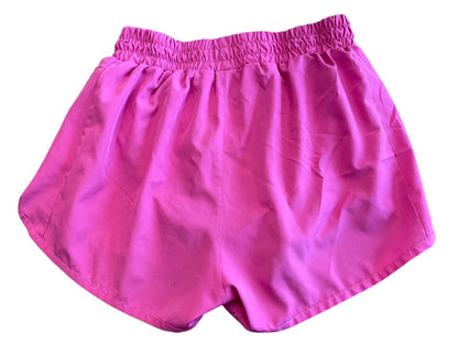 Size 6 Sunzel Lined Running Shorts Womens Lightweight Zip Pocket Pink