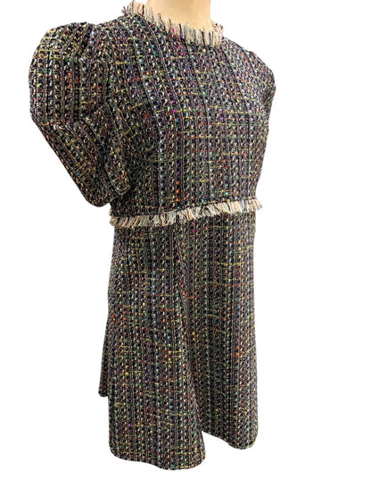 Large Fate Amelia Tweed Dress A-Line New Tulips
