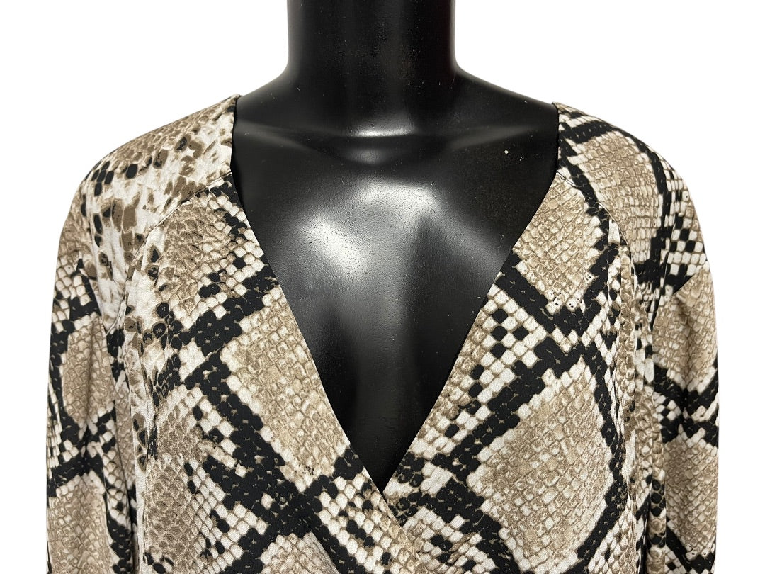 Size 24W INC INternational Concept Snakeskin Pattern Maxi Dress