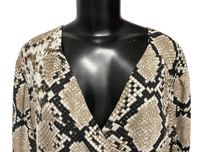 Size 24W INC INternational Concept Snakeskin Pattern Maxi Dress