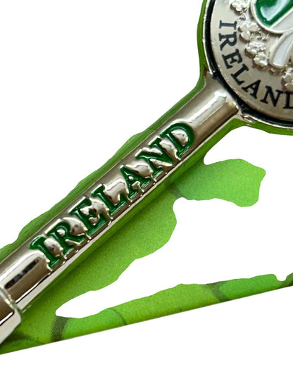 Ireland Souvenir Keyring Keychain Bottle Opener Shamrock New