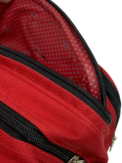 Ricardo Beverly Hills Crossbody Travel Bag Red Organizer