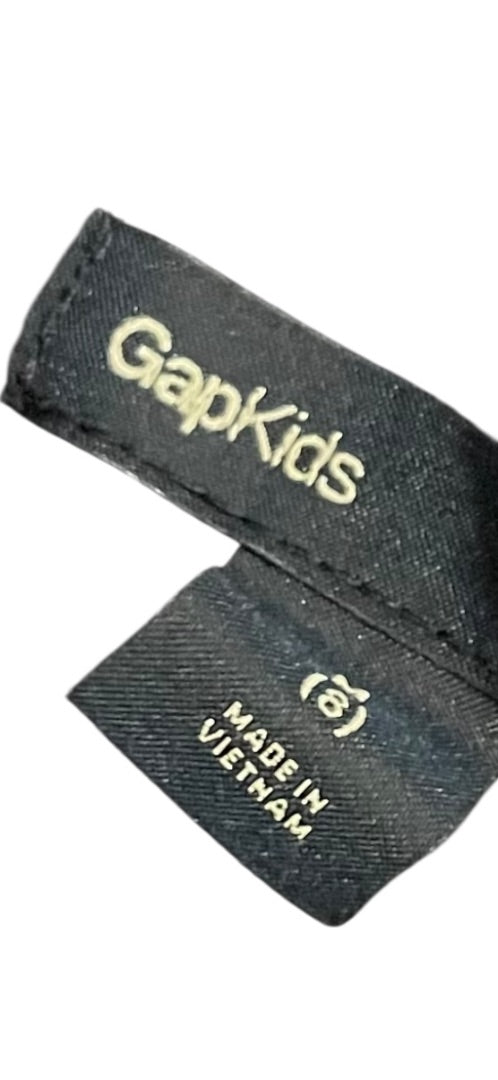 Medium (8) Gap Kids Sparkle Heart Sweatshirt Dress Navy Blue