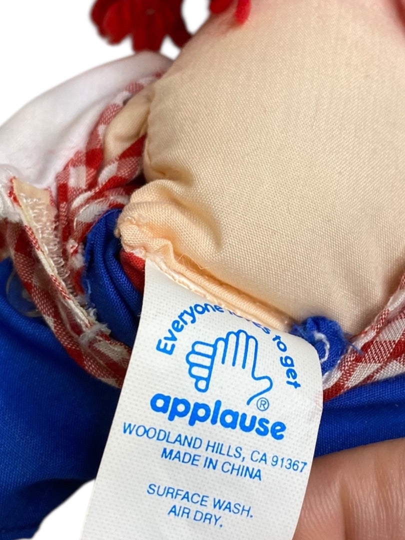 Vintage Small Raggedy Andy Rag Doll 8 Inch Applause
