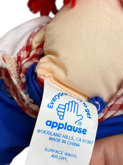 Vintage Small Raggedy Andy Rag Doll 8 Inch Applause