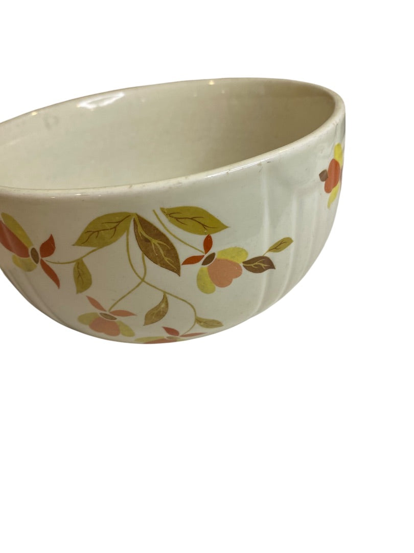 MidCentury Halls Superior 1 Qt Radiance Mixing Bowl Autumn Leaves 6.25"