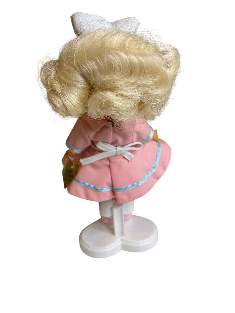 1988 Ginny by Vogue Dolls Carhop 8" with Stand Rollerskates