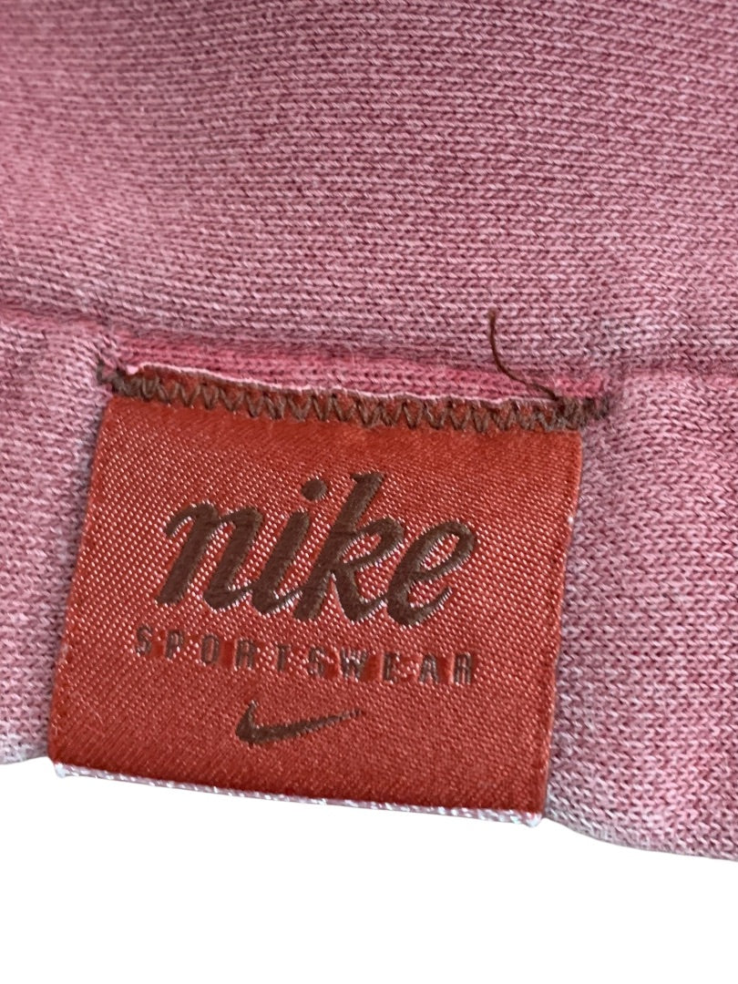Medium Nike Mens French Terry Pullover Sweatshirt Hoodie Sweet Beet