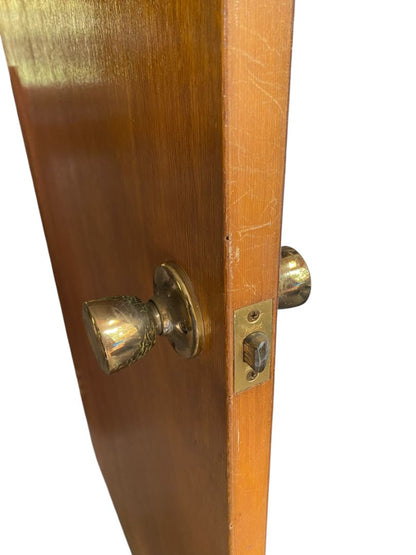 Vintage Interior Door Salvage Wood Veneer 32" x 78.75" x 1.5"