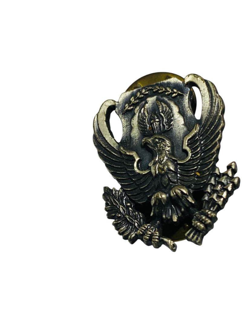 Vintage US Air Force ROTC Eagle Badge Pin 1" Silvertone