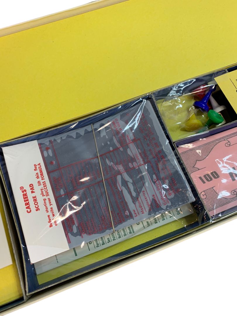 Vintage Careers Parker Brothers Board Game of Optional Goals