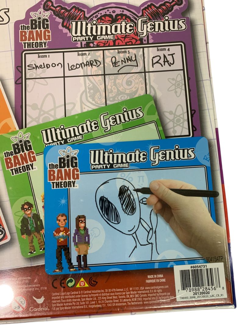 Spin Master The Big Bang Theory Ultimate Genius Party Game Brand New Sealed